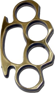Brass knucles. PR with a punch