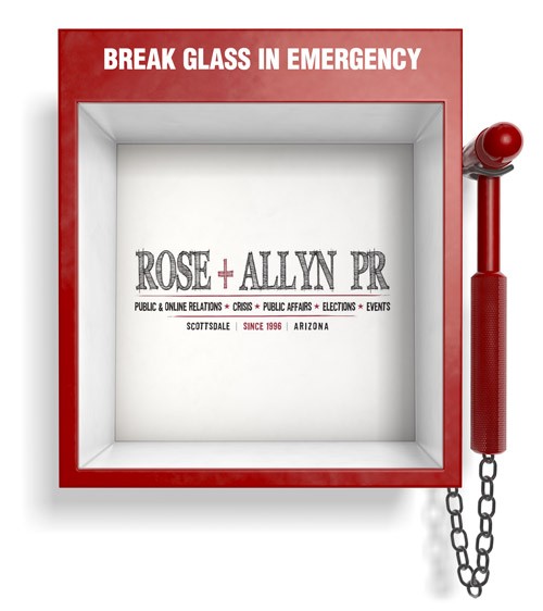 "Break Glass in Emergency" Rose Allyn PR